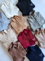 بادی نیم زیپ طرح پاپیون - تصویر 8