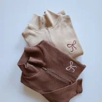 بادی نیم زیپ طرح پاپیون